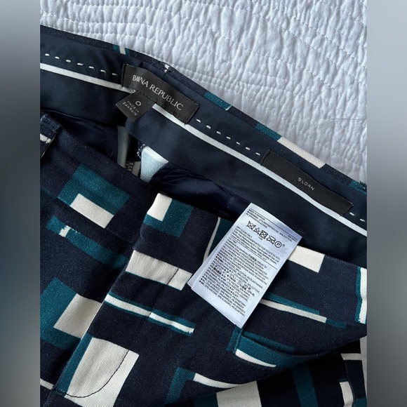 BANANA REPUBLIC SLOAN ankle cropped pants size 0 - Picture 3 of 8